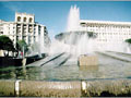 Old fountain on the Square of Independence, does not exist now